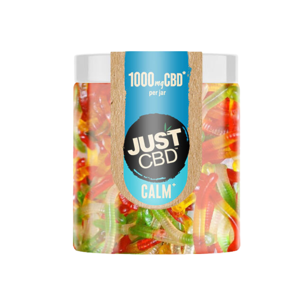 Just CBD - Gummies THC FREE Edibles Just CBD 1000mg Worms