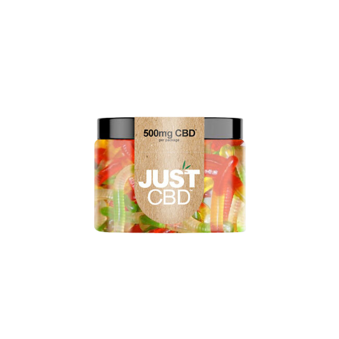 Just CBD - Gummies THC FREE Edibles Just CBD 500mg Worms