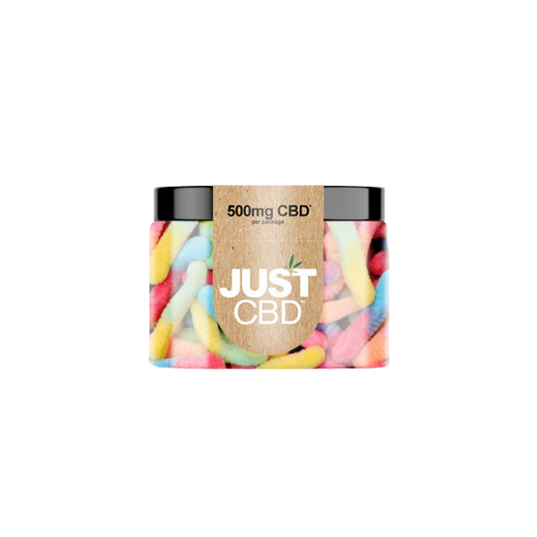 Just CBD - Gummies THC FREE Edibles Just CBD 500mg Sour Gummy Bears