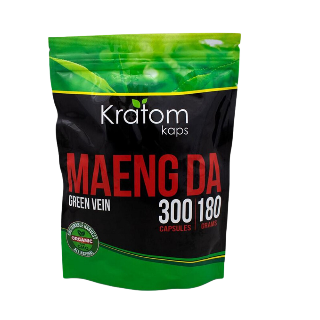 Kratom Kaps Capsules Kratom Kratom Kaps Green Vein Maeng Da 300 Count