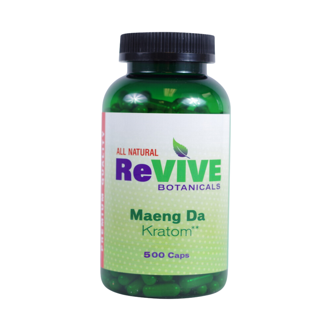 Revive Botanicals Kratom Capsules Kratom Revive Kratom Maeng Da 500 Count