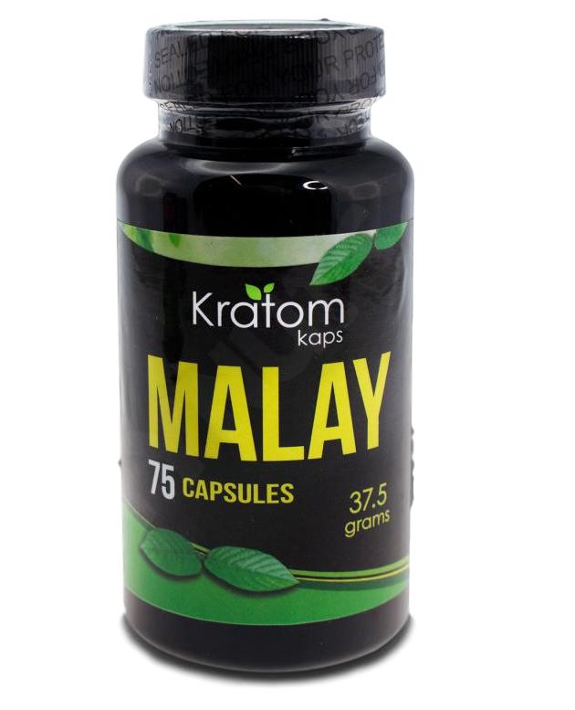 Kratom Kaps Capsules Kratom Kratom Kaps Green Vein Malay 75 Count