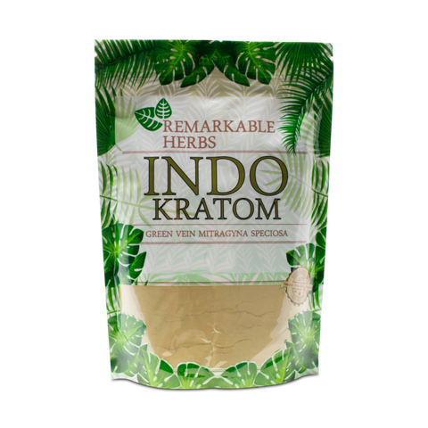 Remarkable Herbs Powder Kratom Remarkable Herbs Green Vein Indo 1 Ounce
