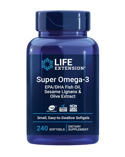 Super Omega-3 EPA/DHA Fish Oil, Sesame Lignans & Olive Extract Have A Nice Day