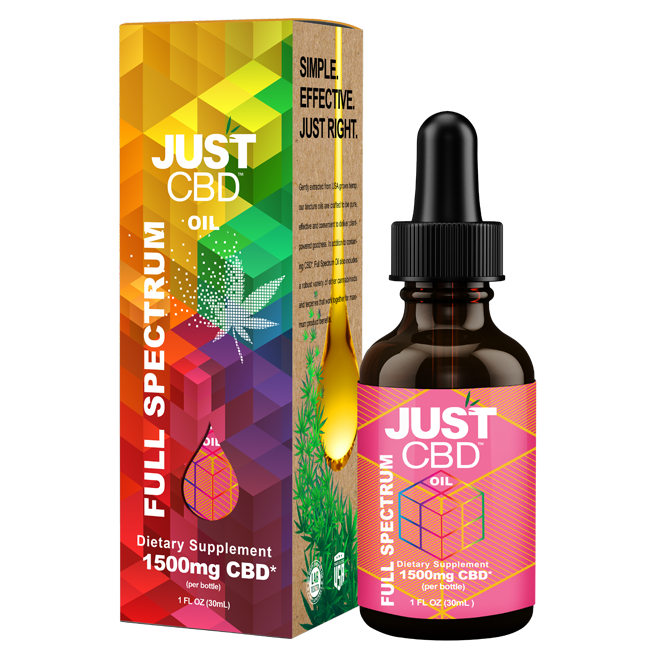 Just CBD - CBD Tincture - Full Spectrum Oil Oils Just CBD