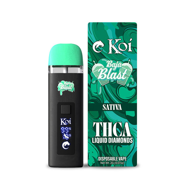 Koi THCA Liquid Diamond Vapes — 2 Gram Disposable Vape Koi CBD Baja Blast