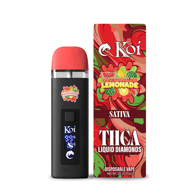 Koi THCA Liquid Diamond Vapes — 2 Gram Disposable Vape Koi CBD Watermelon Lemonade