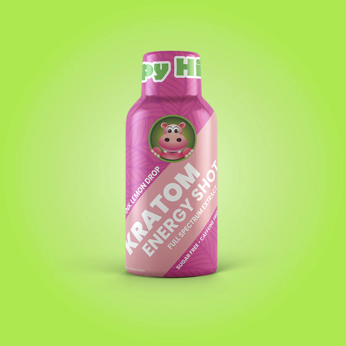 Happy Hippo Kratom Energy Shot Kratom Happy Hippo Pink Lemon Drop  