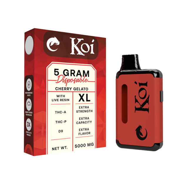 Koi THCA 5g Disposable Vape Vape Koi CBD Cherry Gelato