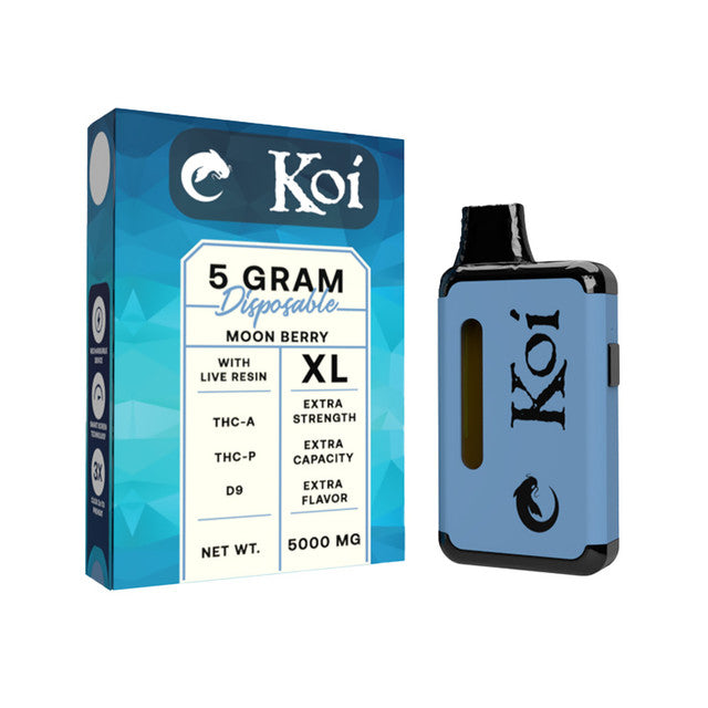 Koi THCA 5g Disposable Vape Vape Koi CBD Moon Berry