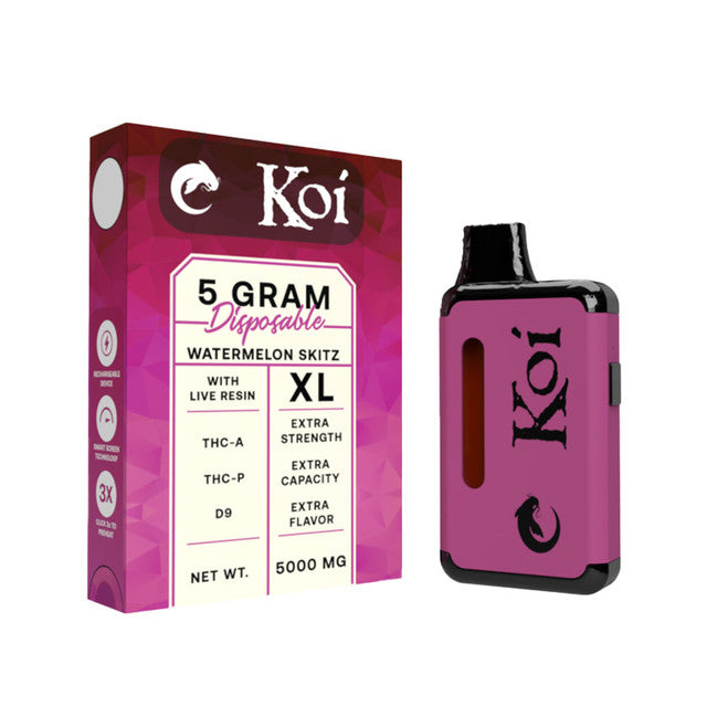 Koi THCA 5g Disposable Vape Vape Koi CBD Watermelon Skitz