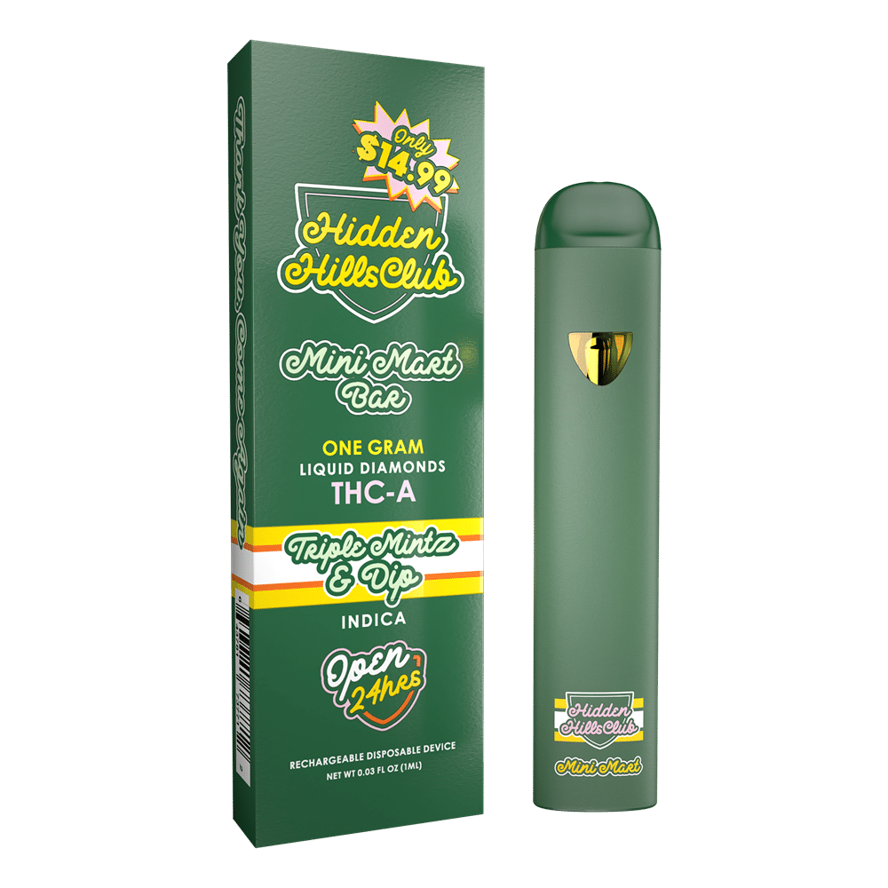 Hidden Hills Mini Mart Bar Vape Hidden Hills Tripple Mintz Dip