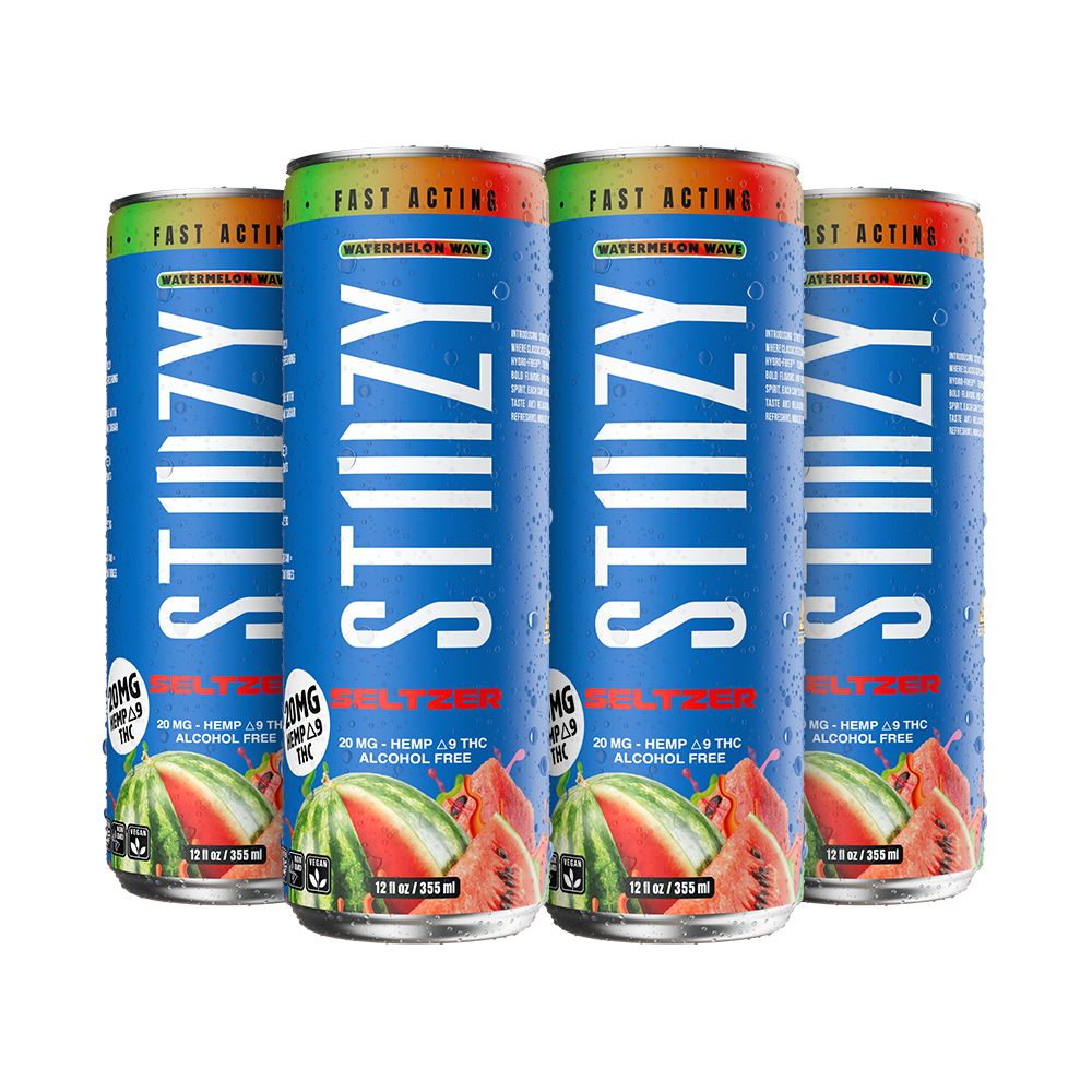 STIIIZY D9 Hemp Seltzer | 12oz | 20mg | 24ct Case