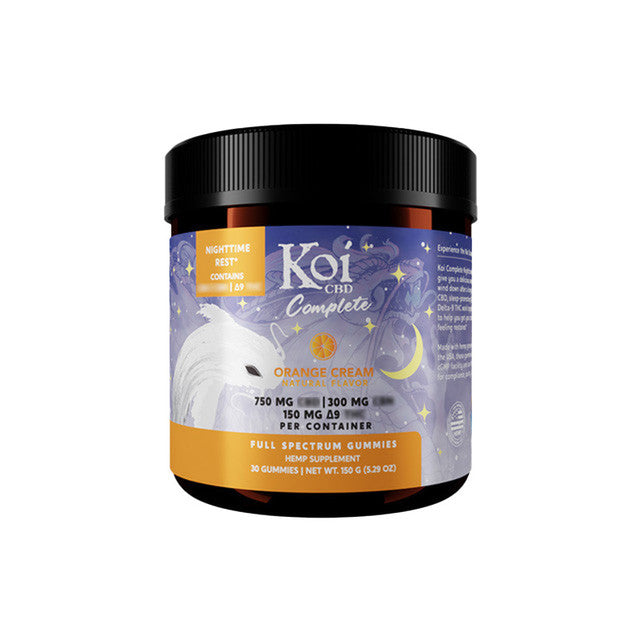 Koi Complete Nighttime Rest Gummies Edibles Koi CBD Orange Cream