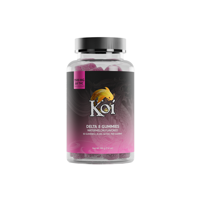 Koi Delta 8 Gummies Edibles Koi CBD Watermelon 60 Gummies