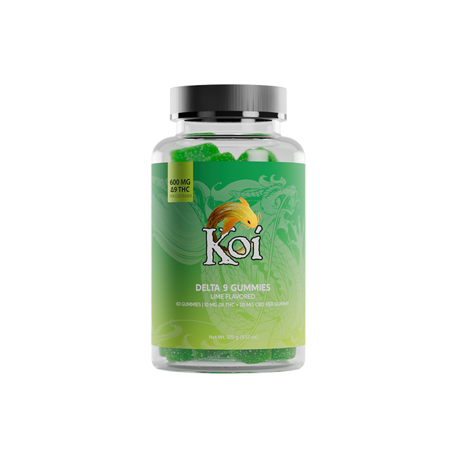 Koi Delta 9 Gummies Edibles Koi CBD Lime 60 Gummies