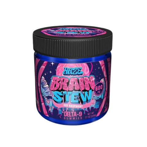 Haze Delta 9 Gummies Red Raspberry Brain Stew Edibles Haze   