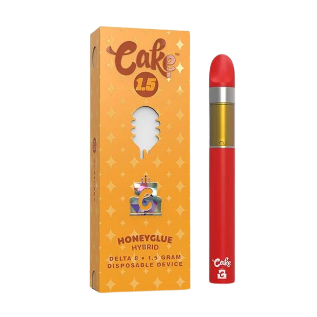 Cake - Delta 8 510 Disposable - 1.5G Vape Cake Honey Glue  