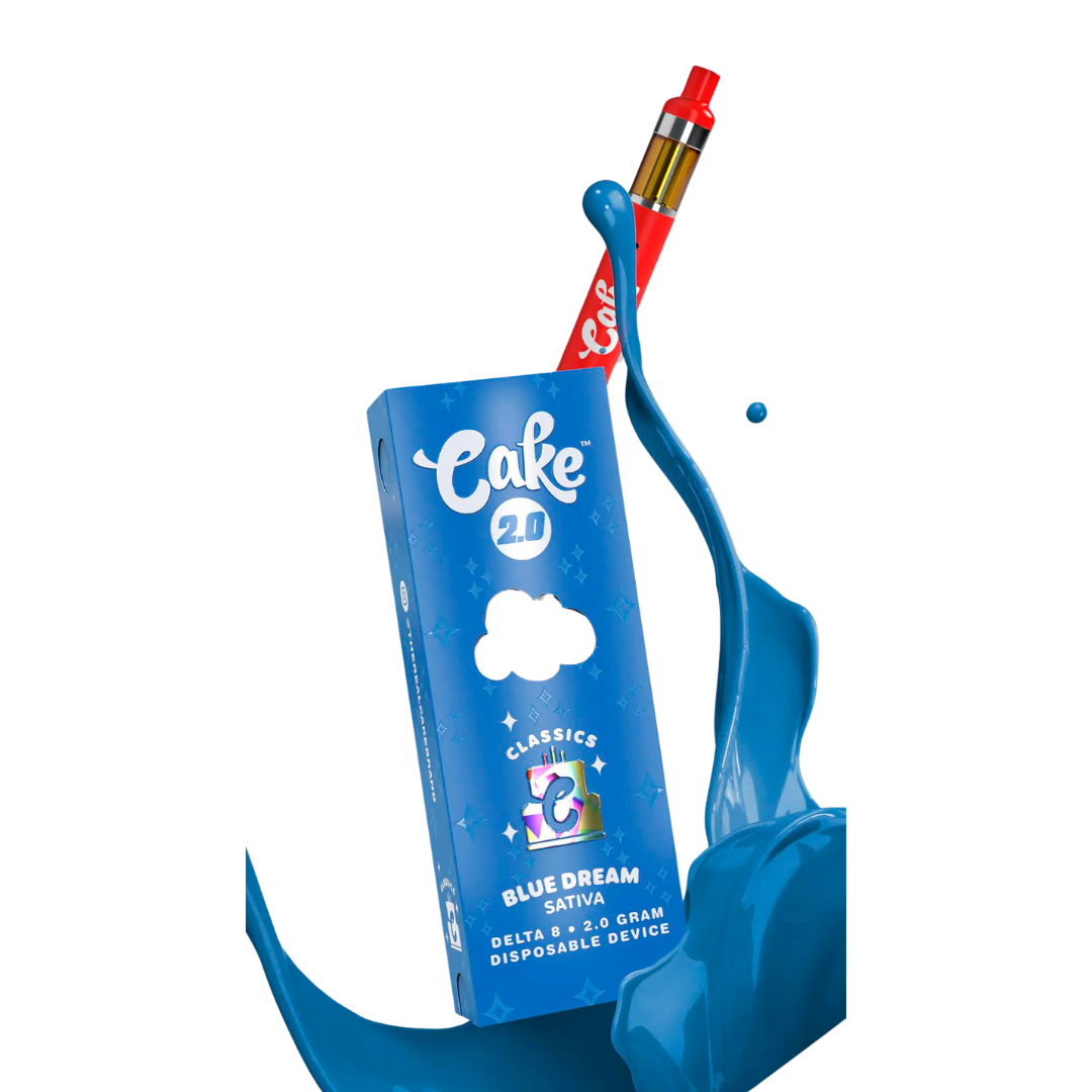 Cake - Delta 8 Disposable - 2G Vape Cake Blue Dream  