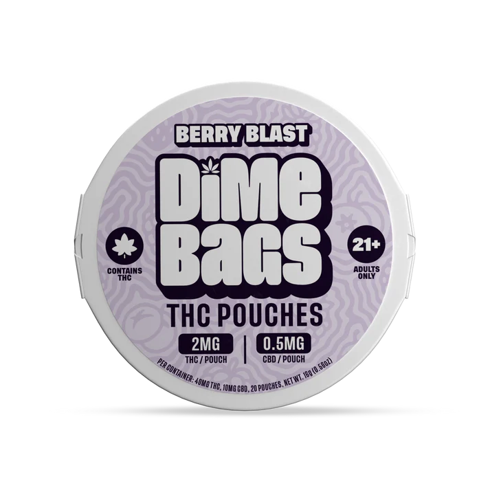 Dime Bags THC Pouches Berry Blast - Single Can Edibles Dime Bags