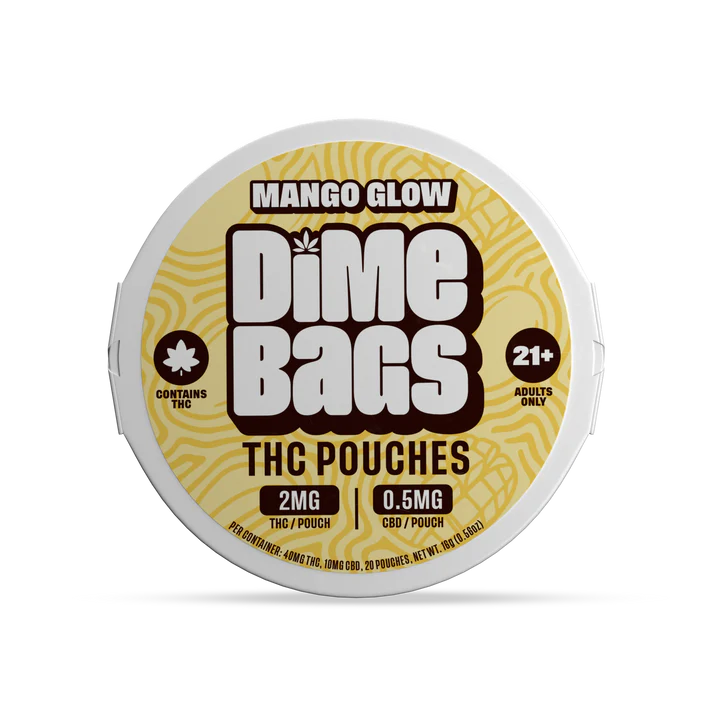 Dime Bags THC Pouches Mango Glow - Single Can Edibles Dime Bags