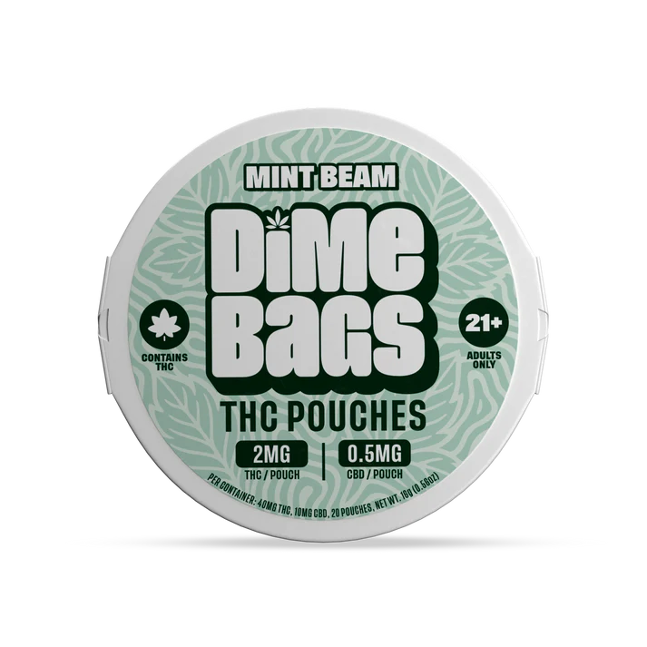 Dime Bags THC Pouches Mint Beam - Single Can Edibles Dime Bags