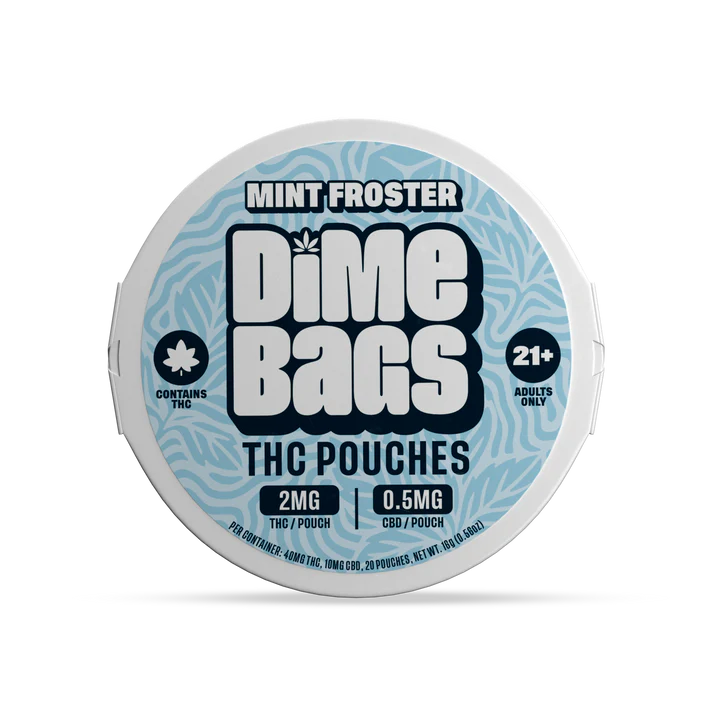 Dime Bags THC Pouches Mint Froster - Single Can Edibles Dime Bags