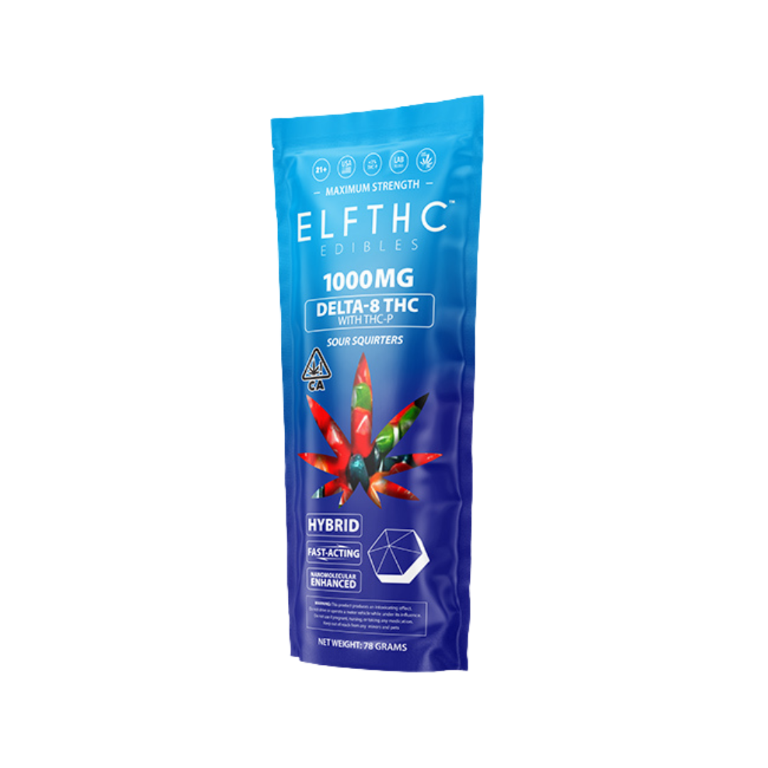 ELF THC Delta 8 Edibles Edibles ELF THC Sour Squirters  