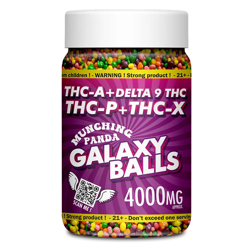 Munching Panda Delta 9 Galaxy Balls Edibles Munching Panda   