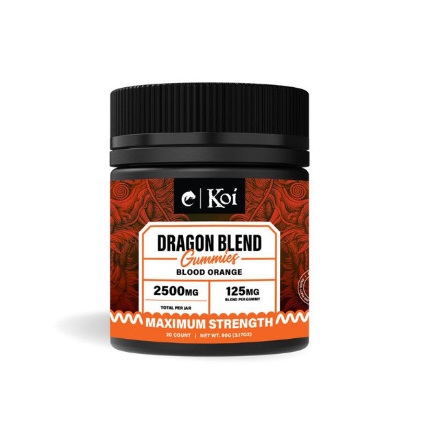 Koi Dragon Blend Gummies Edibles Koi CBD Blood Orange