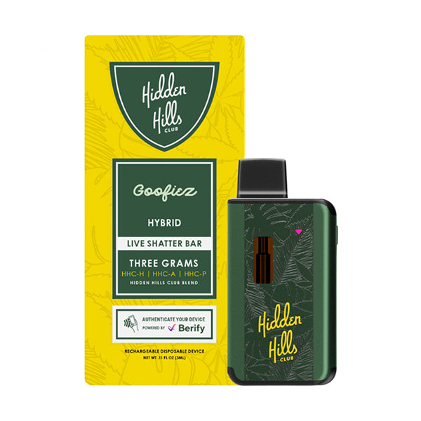 Hidden Hills 3G HHC-A Disposable Vape Vape Hidden Hills Goofiez  