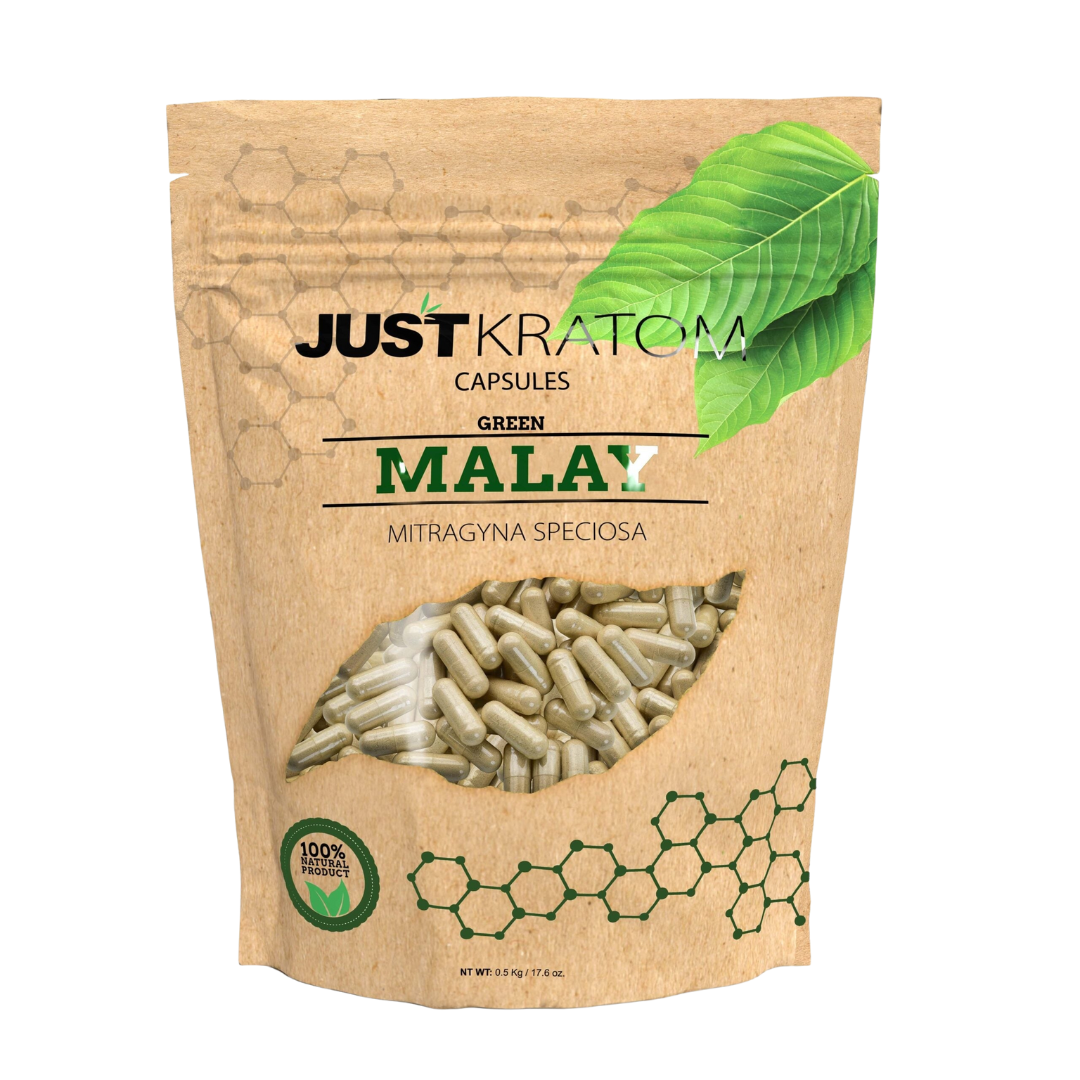 Just Kratom - Kratom Capsules Kratom Just Kratom 30 Count Green Malay 