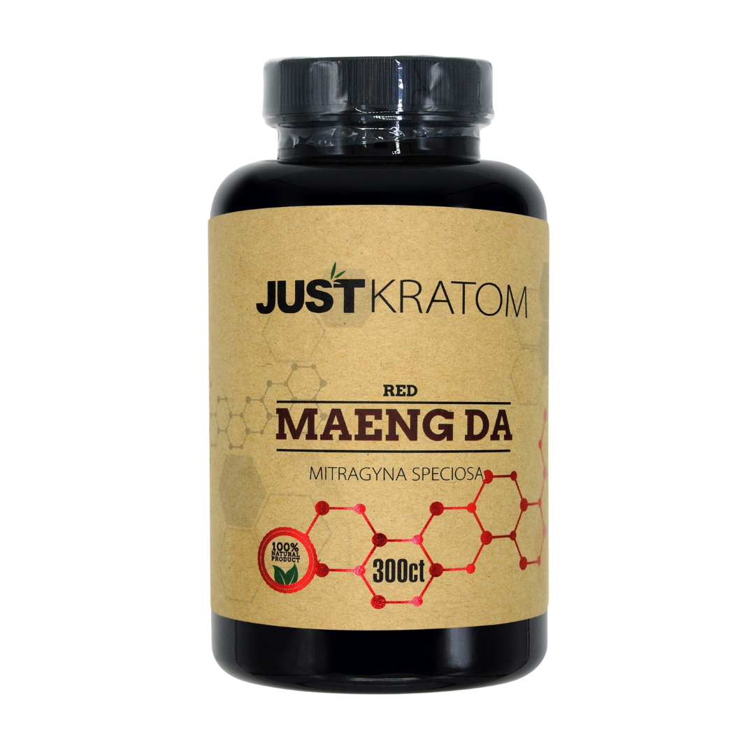 Just Kratom - Kratom Capsules Kratom Just Kratom 300 Count Red Maeng Da 