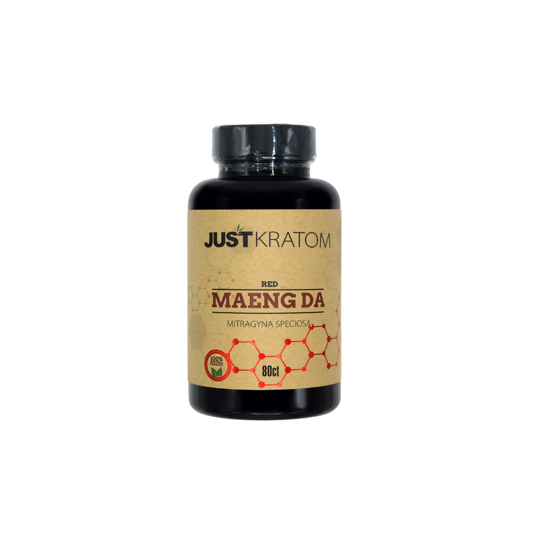 Just Kratom - Kratom Capsules Kratom Just Kratom 80 Count Red Maeng Da 