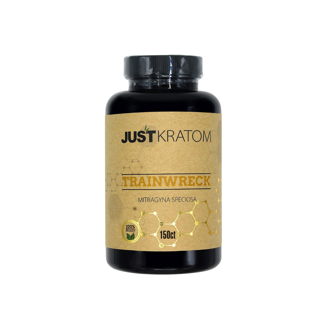 Just Kratom - Kratom Capsules Kratom Just Kratom 150 Count Trainwreck 
