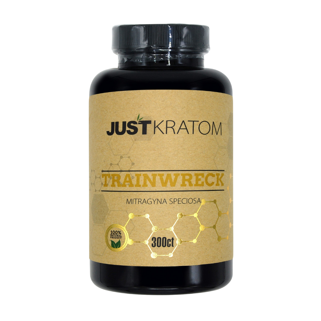 Just Kratom - Kratom Capsules Kratom Just Kratom 300 Count Trainwreck 