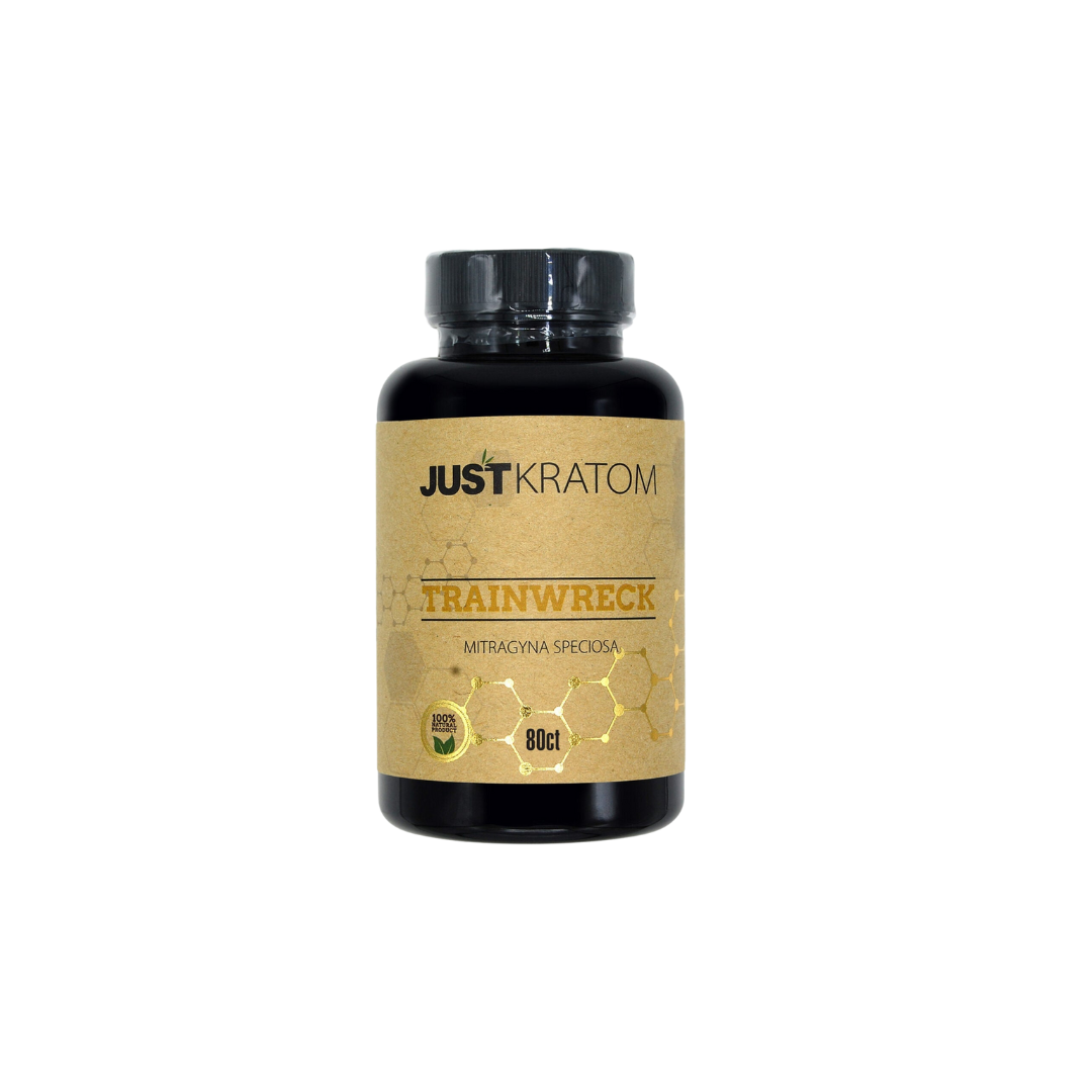 Just Kratom - Kratom Capsules Kratom Just Kratom 80 Count Trainwreck 
