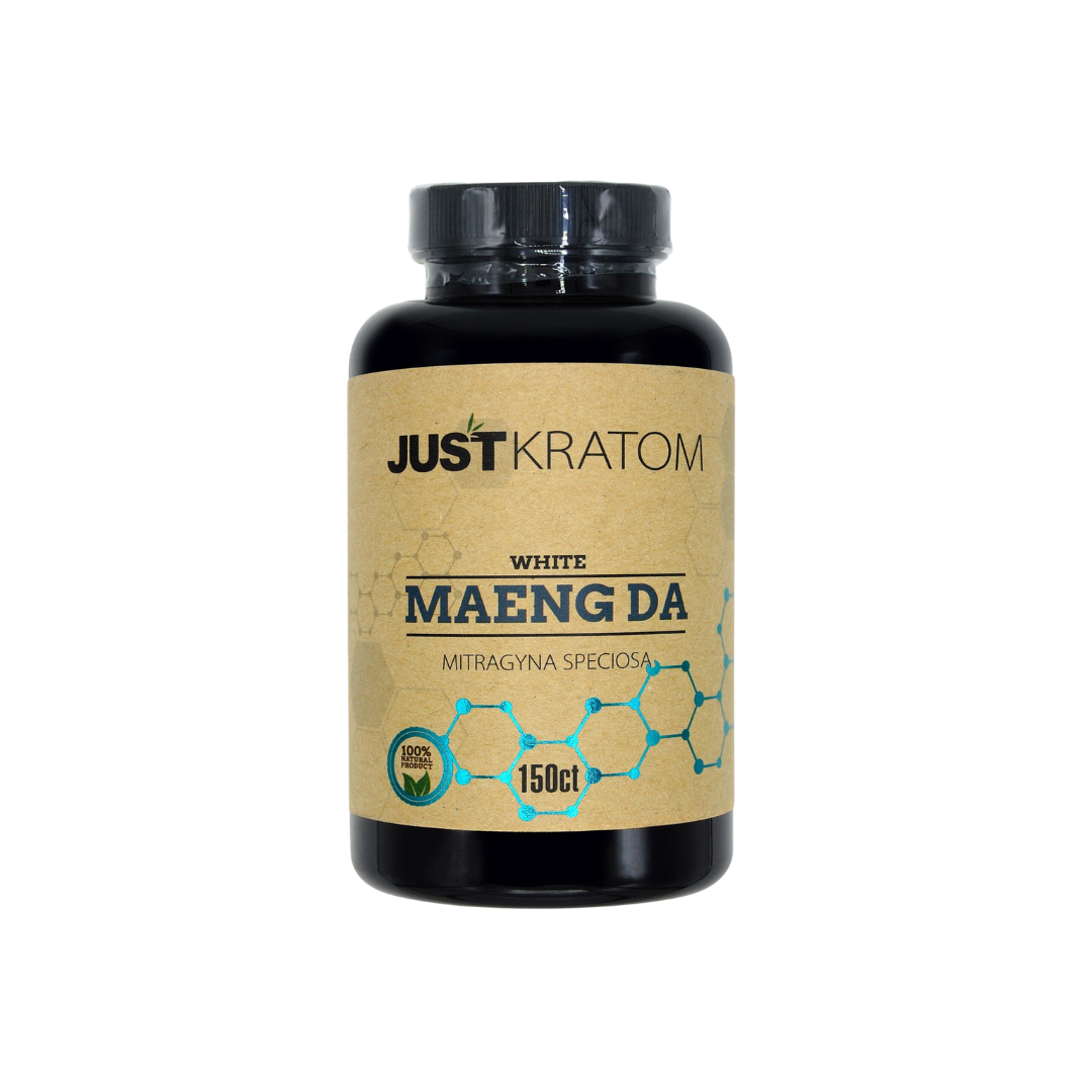 Just Kratom - Kratom Capsules Kratom Just Kratom 150 Count White Maeng Da 