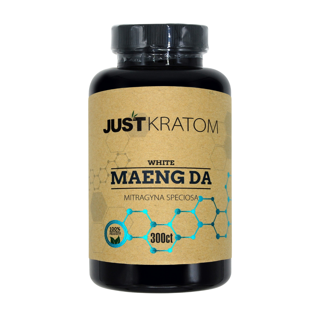 Just Kratom - Kratom Capsules Kratom Just Kratom 300 Count White Maeng Da 