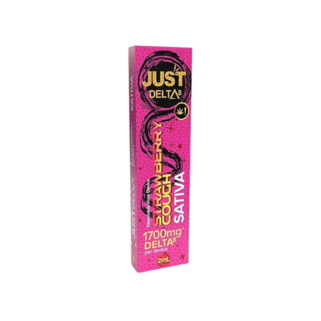Just Delta - Delta 8 Disposable Oil Vape Vape Just Delta Strawberry Cough  