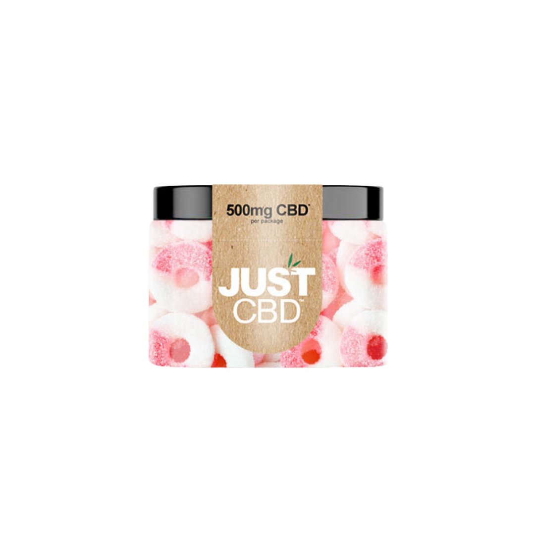 Just CBD - Gummies THC FREE Edibles Just CBD 500mg Watermelon Rings 