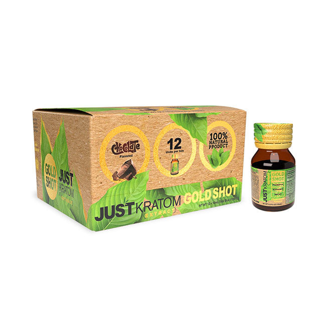 Just Kratom - Chocolate Gold Kratom Extract Shot Edibles Just Kratom   