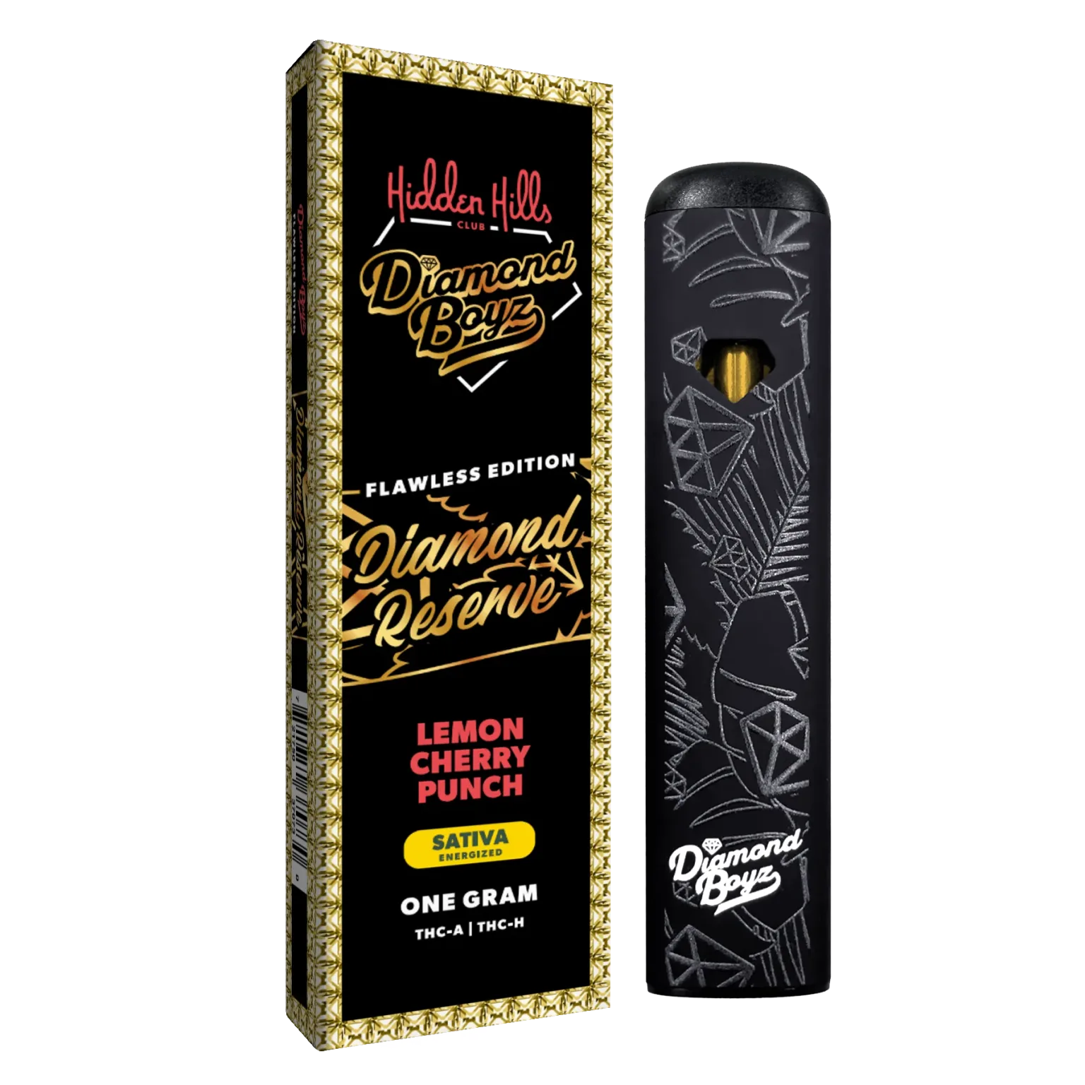 Hidden Hills Diamond Reserve THC-A Disposable – 1 Gram Vape Hidden Hills Lemon Cherry Punch