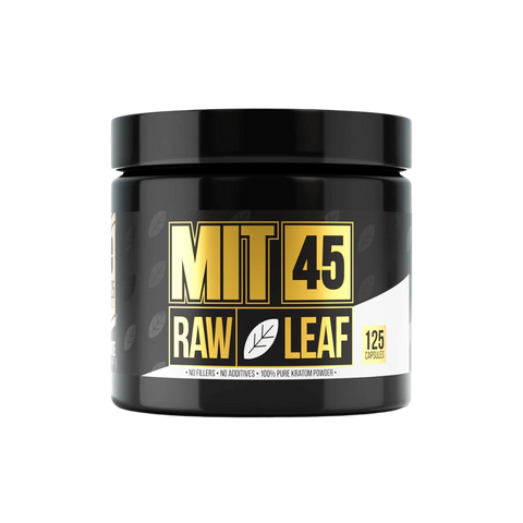 MIT45 Kratom Capsules Kratom MIT45 125 White 