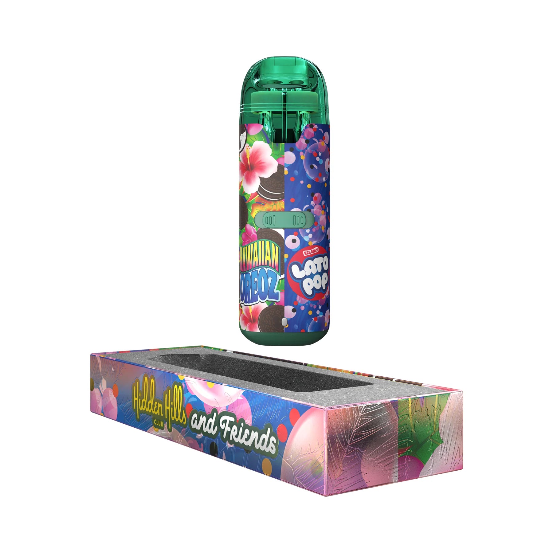 Hidden Hills Dual Flavor THC-A Disposable Vape Hidden Hills Hawaiian Oreoz / Lato Pop