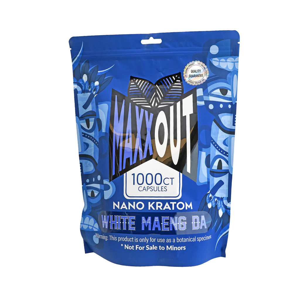MaxxOut Kratom Capsules Kratom MaxxOut White MaengDa 40ct 
