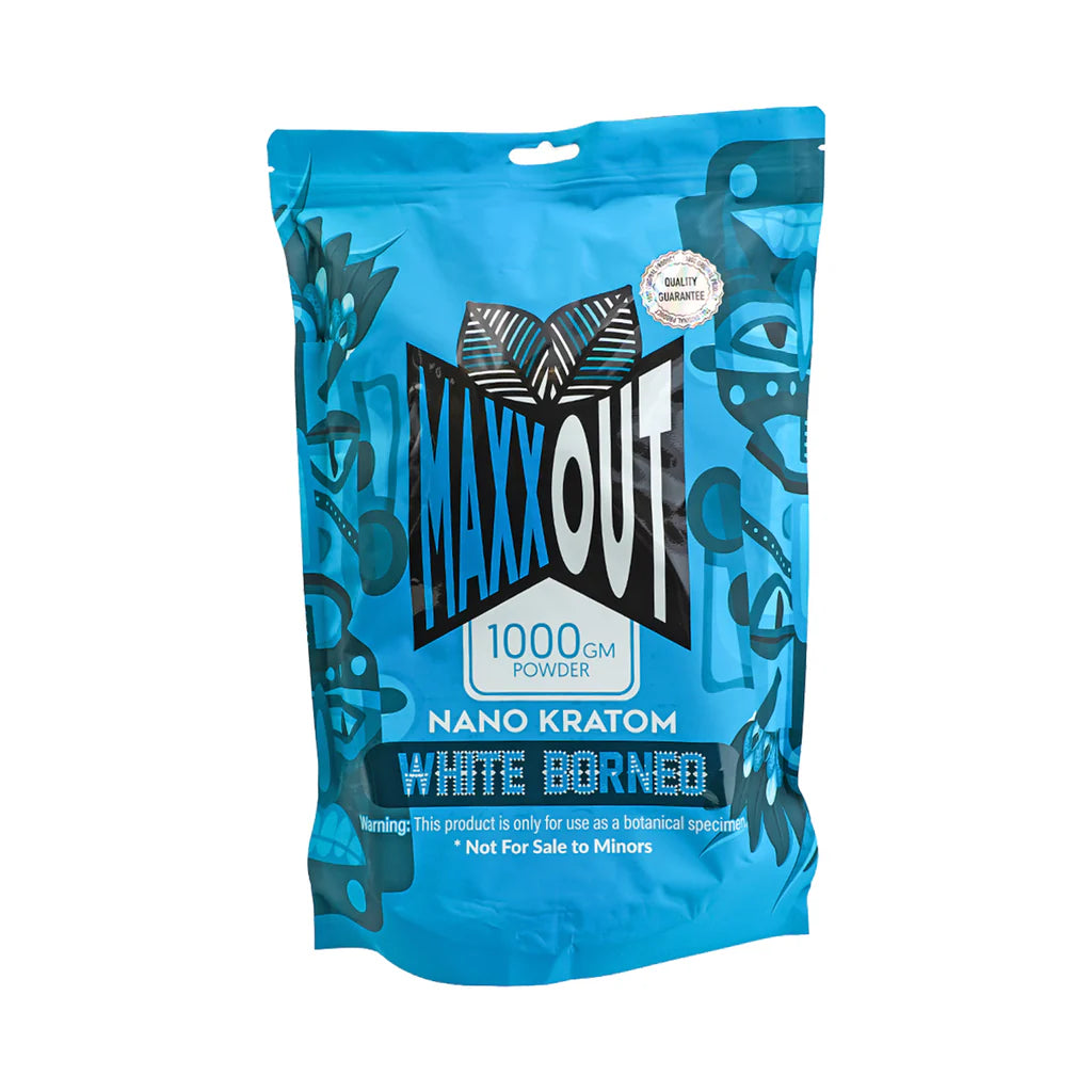 MaxxOut Kratom Powder Kratom MaxxOut White Borneo 160G 