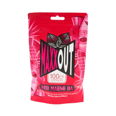 MaxxOut Kratom Capsules Kratom MaxxOut Red MaengDa 40ct 
