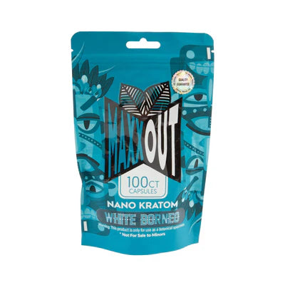 MaxxOut Kratom Capsules Kratom MaxxOut White Borneo 40ct 