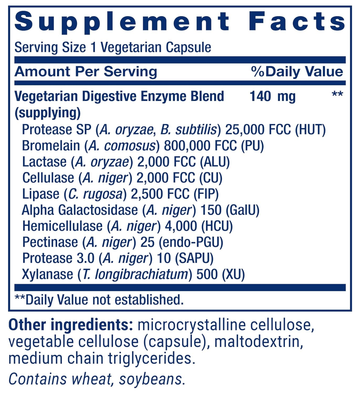 Enhanced Super Digestive Enzymes - 60 mg Have A Nice Day